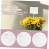 NUOBESTY 100pcs Plastic Floral Picks with Card Holder Transparent Trident Picks for Weddings Parties and Events Durable and Easy to Use Floral Arrangement Accessories view 4