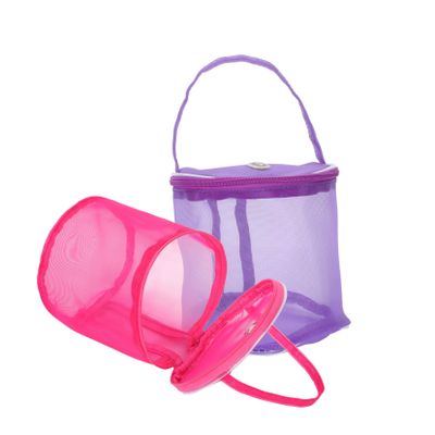 NUOBESTY 2pcs Outdoor Portable Woolen Yarn Storage Bag Mesh Knitting Tool Organizer Small for for Knitting and Crochet Projects Lightweight Design to Prevent Yarn Tangling