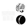 EXCEART 7pcs Creative Painting Stencils for Boy Girl Unique Hollow Craft Templates for Art Projects for Journals Greeting Cards and Family Fun view 3