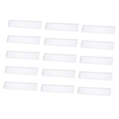 LALAFINA 15pcs DIY Silicone Bookmark Molds Durable Epoxy Casting Tools for Creative Bookmark Crafts Non-Stick and Reusable Silicone Molds for Gifts