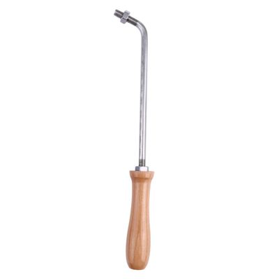 NUOBESTY 1pc Cake Stamp Handle Ergonomic Baking Tool for Embossing Cakes Cookies Bread and Lightweight Bendable Design for Crafts