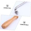 NUOBESTY 1pc Cake Stamp Handle Ergonomic Baking Tool for Embossing Cakes Cookies Bread and Lightweight Bendable Design for Crafts view 3