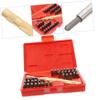 Lurrose Alloy Steel Letter and Number Stamp Set Punch Tool for Leather and DIY Craft Stamping Kit for Arts and Scrapbooking view 4