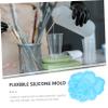 EXCEART Rose Silicone Mold for Crafts Flower Pendant Mold for Art for Home Decoration and Valentine Day and Easy to Use view 2