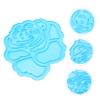 EXCEART Rose Silicone Mold for Crafts Flower Pendant Mold for Art for Home Decoration and Valentine Day and Easy to Use view 3