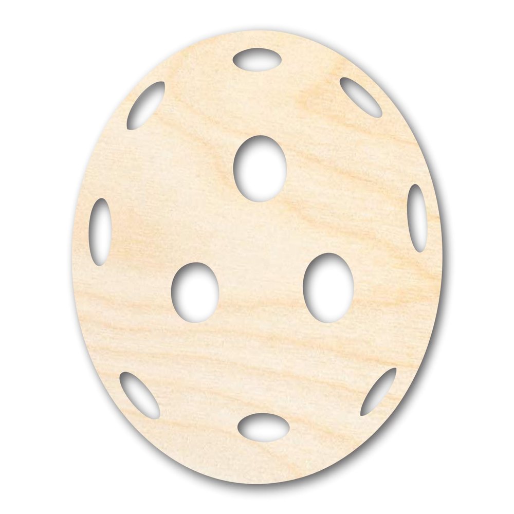 Unfinished Pickleball Ball Shape | DIY Craft Cutout | up to 46" DIY 10" / 1/8"