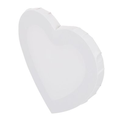 NUOBESTY 1pc Heart Shaped Canvas Board Professional Blank Oil Painting Frame for Watercolor and Acrylic Art for Artists and Beginners