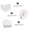 NUOBESTY 1pc Heart Shaped Canvas Board Professional Blank Oil Painting Frame for Watercolor and Acrylic Art for Artists and Beginners view 3