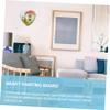 NUOBESTY 1pc Heart Shaped Canvas Board Professional Blank Oil Painting Frame for Watercolor and Acrylic Art for Artists and Beginners view 4