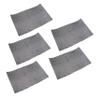 NUOBESTY 5pcs Crochet Mesh for DIY Crafting Durable Plastic Canvas for Embroidery and Yarn Projects Black Small Easy to Cut and view 1