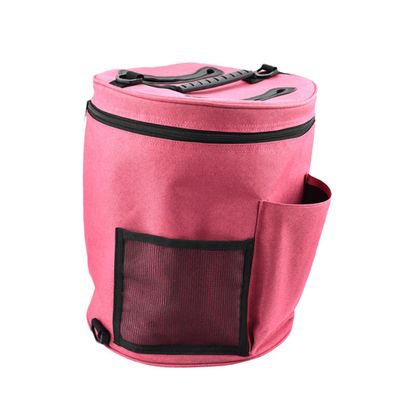 LALAFINA DIY Crochet Storage Organizer Bag Large Wool Storage Tote for Knitting and Yarn Balls for Crocheters to Prevent Tangling and Keep Crafts Organized