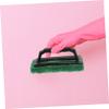 NUOBESTY 3pcs Wear Resistant Screen Printing Ink Remover Brush Scrub Pads Handle for Graphic and Textile Applications Easy to Hold and Clean view 4
