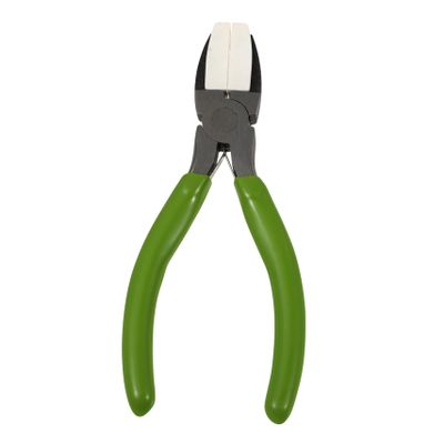 EXCEART Carbon Steel Flat Nose Pliers Mini Bending Jewelry Ring Bending Pliers Jewelry Making