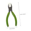 EXCEART Carbon Steel Flat Nose Pliers Mini Bending Jewelry Ring Bending Pliers Jewelry Making view 4