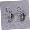 NUOBESTY 2pcs Domestic Sewing Machine Open Close Toe Metal Presser Foot Easy Install Quilting Embroidery Foot view 2