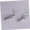 NUOBESTY 2pcs Domestic Sewing Machine Open Close Toe Metal Presser Foot Easy Install Quilting Embroidery Foot view 3