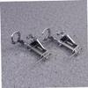 NUOBESTY 2pcs Domestic Sewing Machine Open Close Toe Metal Presser Foot Easy Install Quilting Embroidery Foot view 4