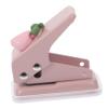 EXCEART Single Hole Punch Tool for Crafts Ergonomic Manual Flower Puncher for Scrapbooking DIY Art Projects and Paper Crafts Compact Design Tulip Pink Color view 1