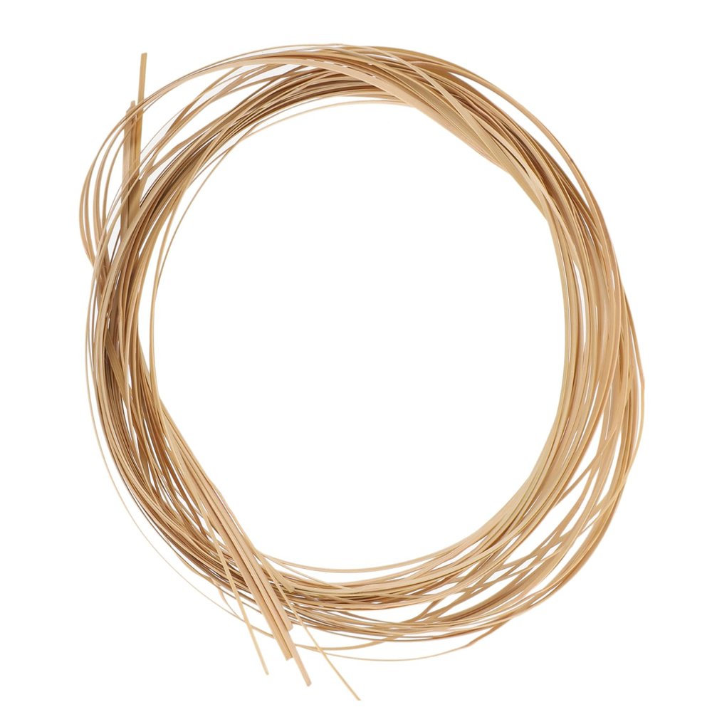 LALAFINA Handmade Reed Strips DIY Basket Weaving Decorative Weaving Strip Decor