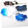 Anneome 1pc Crystal Epoxy Mold Irregular Lace Design Silicone Cup Mat Mold for Creative Table Decoration Easy to Demould Smooth Finish Crafting Tool view 2
