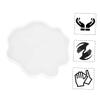 Anneome 1pc Crystal Epoxy Mold Irregular Lace Design Silicone Cup Mat Mold for Creative Table Decoration Easy to Demould Smooth Finish Crafting Tool view 4