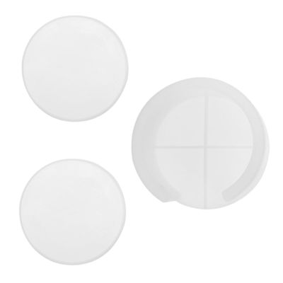 IWOWHERO 1set Silicone Molds for Unique Cup Mats Shape for Epoxy Crafting for Parties and Daily Use Compatible Cups