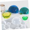 IWOWHERO DIY Silicone Hemispheroid Mold for Crafting Flexible Silicone Mold for Soap Making Candy and Handicraft Projects Making Kit for Creative Decor view 2