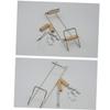 NUOBESTY Metal Frame Traditional Bead Loom Kit for Beginners Simple Weaving Device for Jewelry Making for Crafting Bracelets Necklaces and More view 2