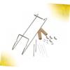 NUOBESTY Metal Frame Traditional Bead Loom Kit for Beginners Simple Weaving Device for Jewelry Making for Crafting Bracelets Necklaces and More view 3