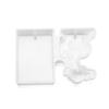 Anneome 3pcs DIY Art Mold Crystal Pendant Moulds Epoxy Silicone Resin Molds Easy Storage Health-Safe view 1