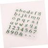 Anneome 2pcs Stamps for Scrapbooking Letter and Number Design Seal Stamps for Photo Albums Journals and Craft Projects view 2