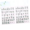 Anneome 2pcs Stamps for Scrapbooking Letter and Number Design Seal Stamps for Photo Albums Journals and Craft Projects view 3