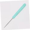 LALAFINA 10pcs Plastic Handle Sewing Awls Versatile DIY Tool for Craft Sewing and Repairing Random Color for Home and Store Use view 2