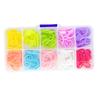 TEHAUX Plastic Locking Markers of Crochet Tools Compartment Box for Knitting and Weaving for Crafts and Counting view 1