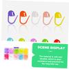 TEHAUX Plastic Locking Markers of Crochet Tools Compartment Box for Knitting and Weaving for Crafts and Counting view 3