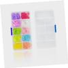 TEHAUX Plastic Locking Markers of Crochet Tools Compartment Box for Knitting and Weaving for Crafts and Counting view 4