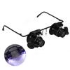NUOBESTY Led Glasses with Eye for Jewelry and Watch Repair Double Eye Patches for Low-Light Conditions Durable Head-Mounted Magnifier for Close Work view 1