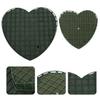 EXCEART Heart Shaped Floral Foam Blocks 2 Pack 11.8X11.2X1.37In Wet Floral for Wedding Flower Bouquets DIY Arrangements and Home Crafts view 3