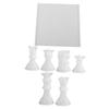 EXCEART 1set Chess Mold Set Silicone Casting Moulds for DIY Chess Pieces Medium Board Mould for Crafting view 1