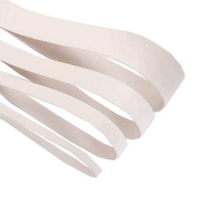 Faux Leather Strap Binding Ribbon Trim Double Sided Thick Trimming Flat Tape Cord in 15 Colors Strong Upholstery Strips 10mm 20mm 30mm 50mm. [Cream #103, 50mm - 5 Meters]