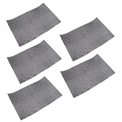 Lurrose 5pcs Plastic Embroidery Mesh for Crochet Durable DIY Crafting Material for Adults Versatile Rectangular Mesh for Coasters Bookmarks and More