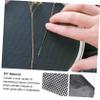 Lurrose 5pcs Plastic Embroidery Mesh for Crochet Durable DIY Crafting Material for Adults Versatile Rectangular Mesh for Coasters Bookmarks and More view 2