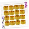 Lurrose 100pcs Metal Thimbles for Sewing Durable Finger Protectors for DIY Craft Projects Skid Resistant Design for Home Repairs and Beginners view 4