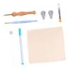 LALAFINA Punch Needle Embroidery Making Kit DIY Cross Stitching Tools for Beginners Comfortable Grip Suitable for Home Sewing Projects and Crafts view 1