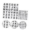 EXCEART 72pcs Reusable Letter Stencils for Art Projects Pet Material Compact Alphabet Templates for Wall Painting Crafts Home Decor School Projects view 3