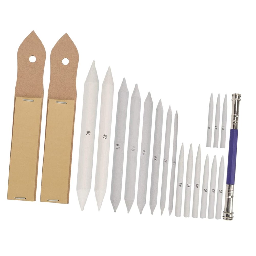 EXCEART Beginner Sketch Art Painting Tools Eraser Extender Sandpaper Charcoal Pencil Drawing Pencil