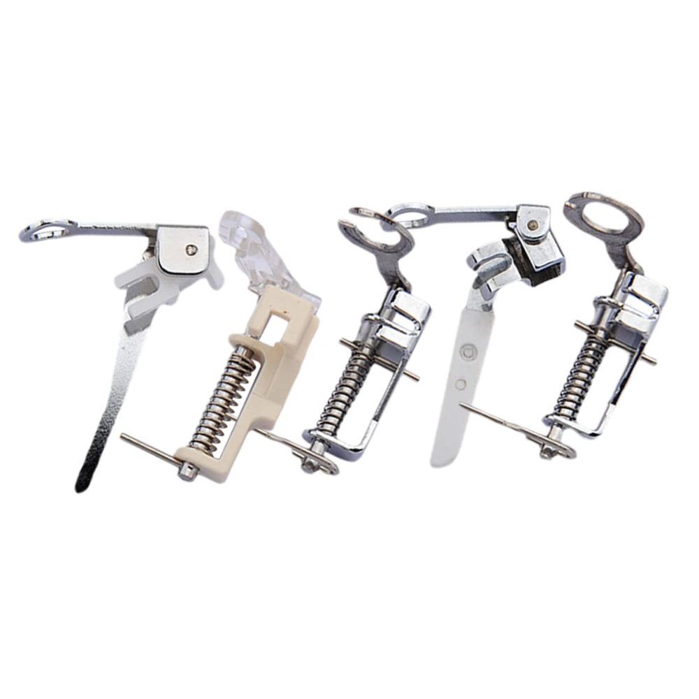 LALAFINA 5pcs Sewing Feet Professional Darning Presser Foot Kit for Home Sewing Machines Compatible Singer