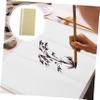 LALAFINA 100sheets Xuan Calligraphy Blank Rice for Painting and Writing for Calligraphy Art Projects and Crafts view 4