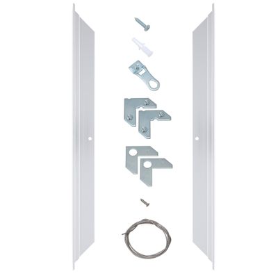 Creative Mark Illusions Metal Floating Frame Kit Pairs for Canvas - Silver - Two 11" Sides - Metal Frame Kit for 7/8 inch Deep Canvases - For Gallery Wall, Art Panels, Modern Dcor