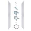 Creative Mark Illusions Metal Floating Frame Kit Pairs for Canvas - Silver - Two 11" Sides - Metal Frame Kit for 7/8 inch Deep Canvases - For Gallery Wall, Art Panels, Modern Dcor view 1